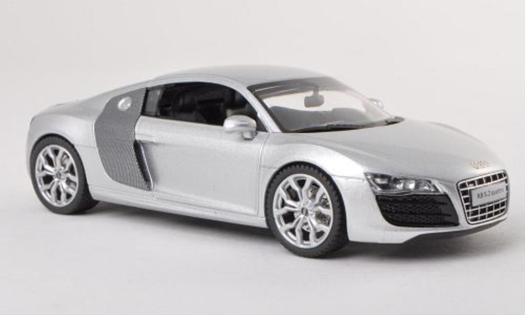 Audi R8 1/43 Schuco V10 5.2 Quattro grigio/carbon modellino in miniatura