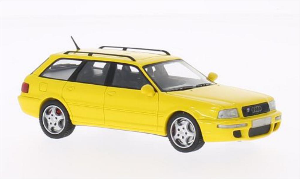 Audi RS2 1/43 Neo Avant giallo 1994 modellino in miniatura