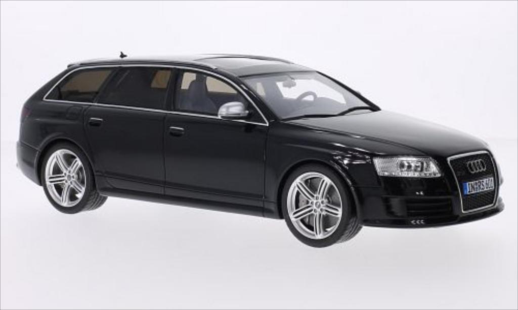 Audi RS6 1/18 Ottomobile Avant (C6) metallico nero 2008 modellino in miniatura