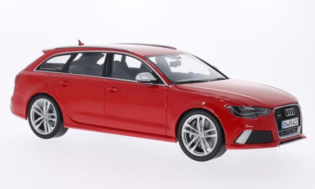Audi RS6 1/18 Minichamps Avant rosso modellino in miniatura