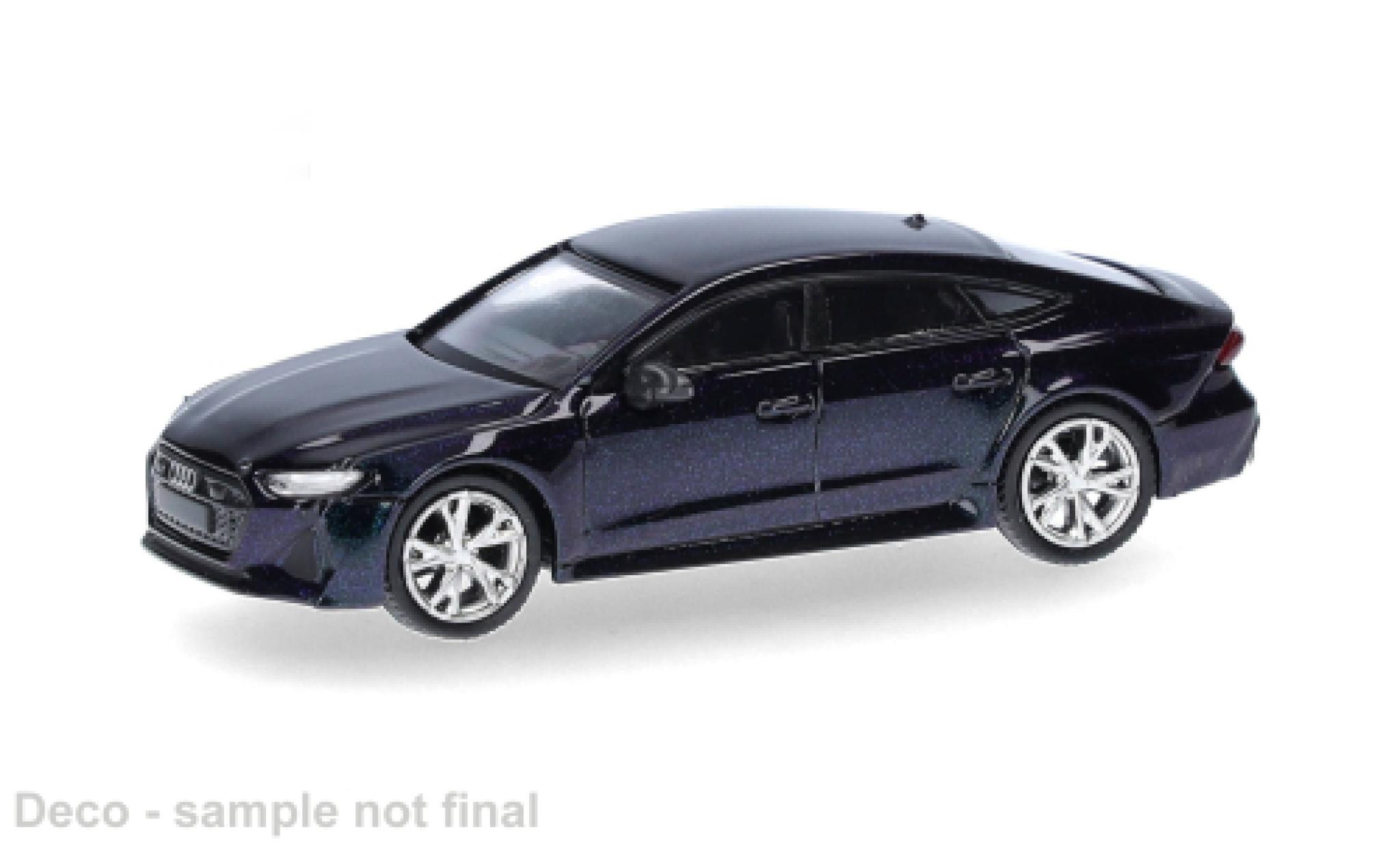 Audi RS7 1/87 Micro City 87 blau 1:87 modellino in miniatura