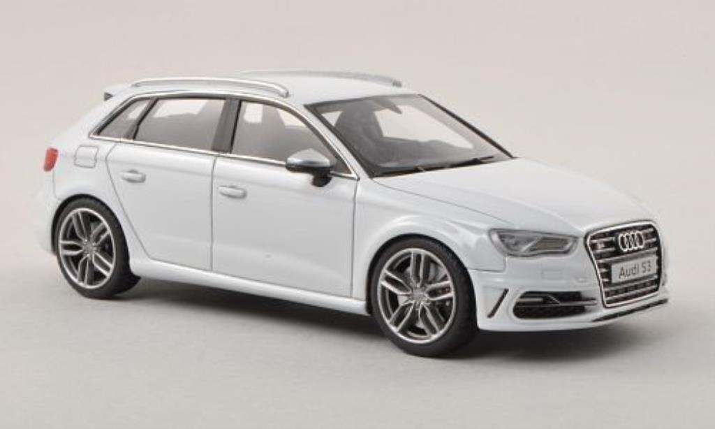 Audi S3 1/43 Minichamps Sportback grigio 2013 modellino in miniatura