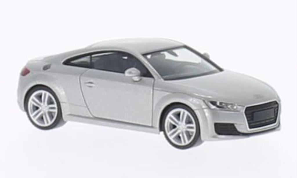 Audi TT 1/87 Herpa (8S) grigio-grigio 2014 modellino in miniatura