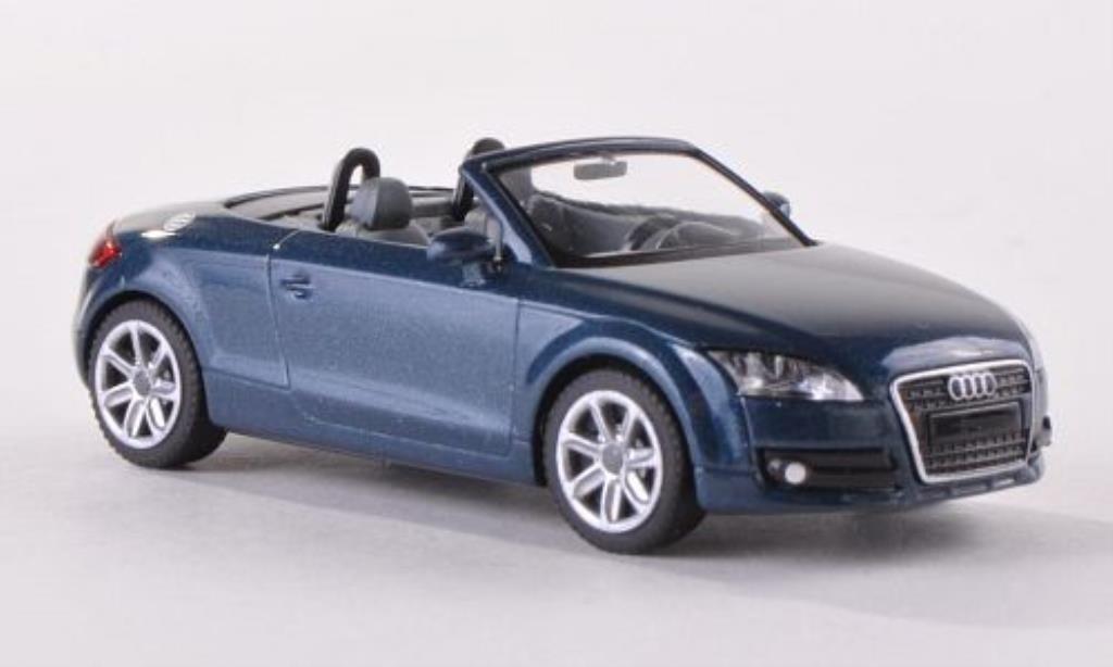 Audi TT Roadster 1/87 Wiking Roadster (8J) blu 2007 modellino in miniatura