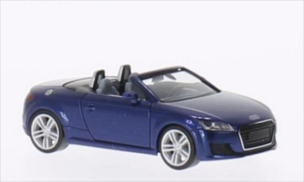 Audi TT Roadster 1/87 Herpa Roadster metallico blu modellino in miniatura