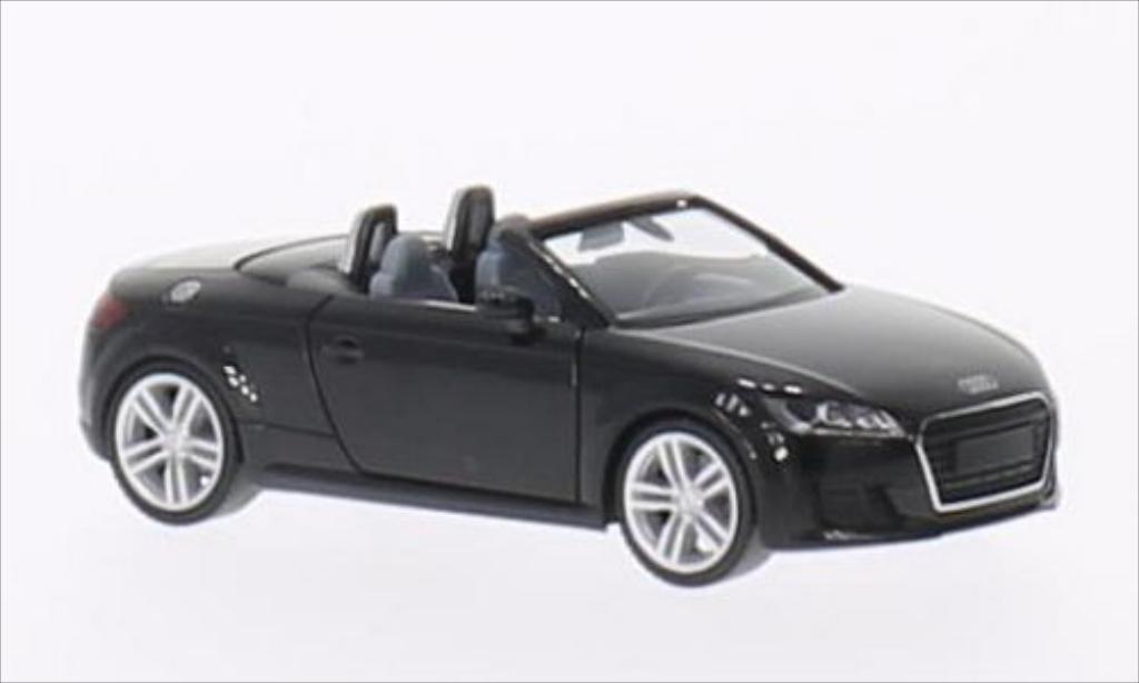 Audi TT Roadster 1/87 Herpa Roadster nero 2014 modellino in miniatura