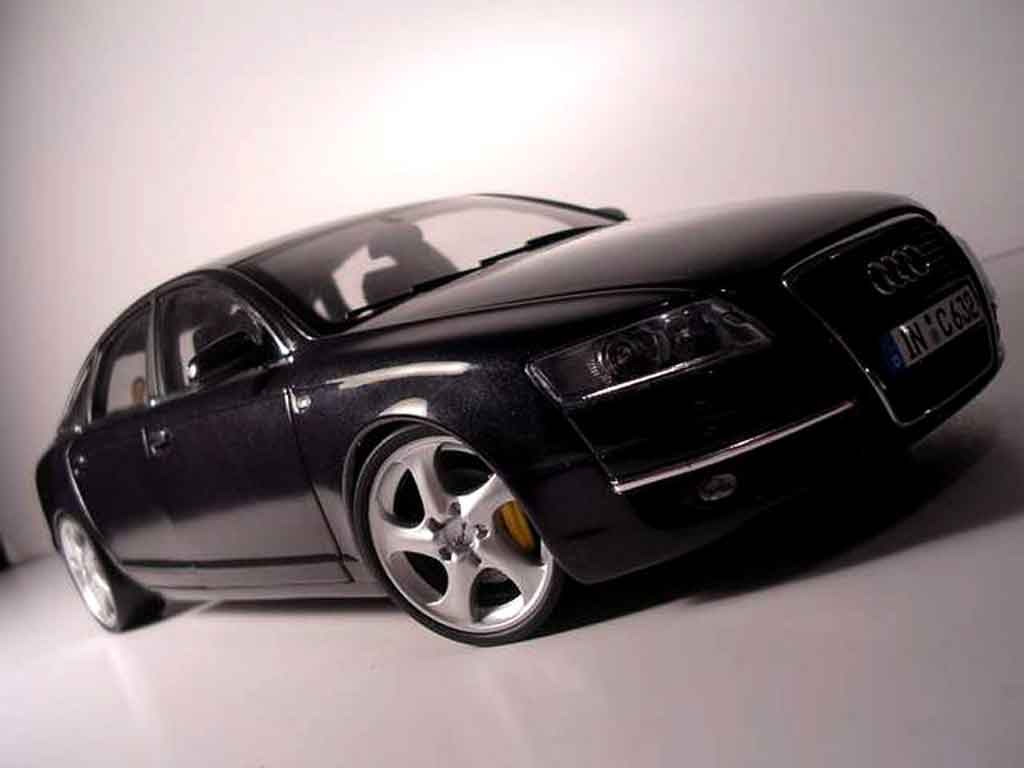 Audi A6 1/18 Norev jantes porsche tuning modellino in miniatura