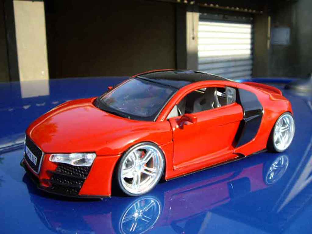 Audi R8 1/18 Maisto tdi tuning modellino in miniatura