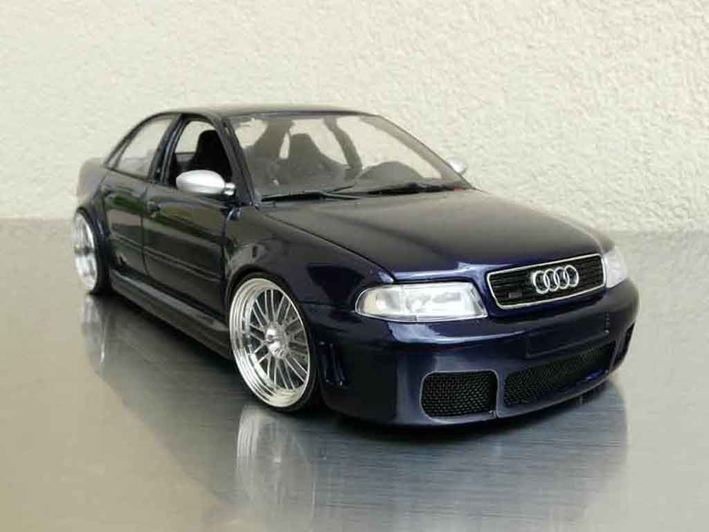 Audi RS4 1/18 Ut Models b5 jantes bbs 20 pouces tuning modellino in miniatura