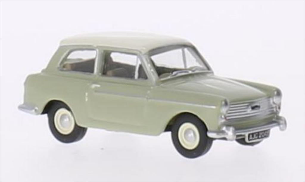 Austin A40 1/76 Oxford MKII grun/bianco RHD modellino in miniatura