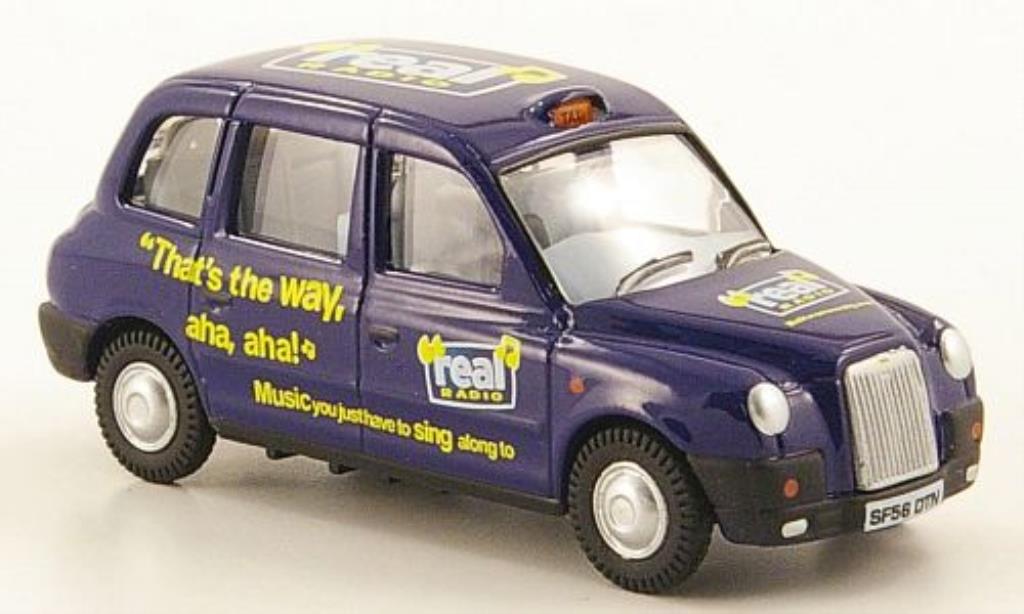 Austin TX4 1/76 Oxford Taxi Real Radio modellino in miniatura