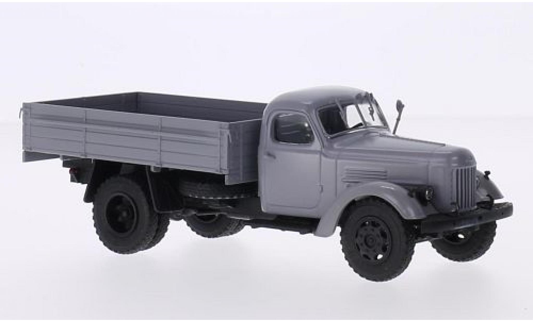 Zil 164 1/43 Auto Historia ZIL A grigio plateformes-Truck sans Vitrine modellino in miniatura