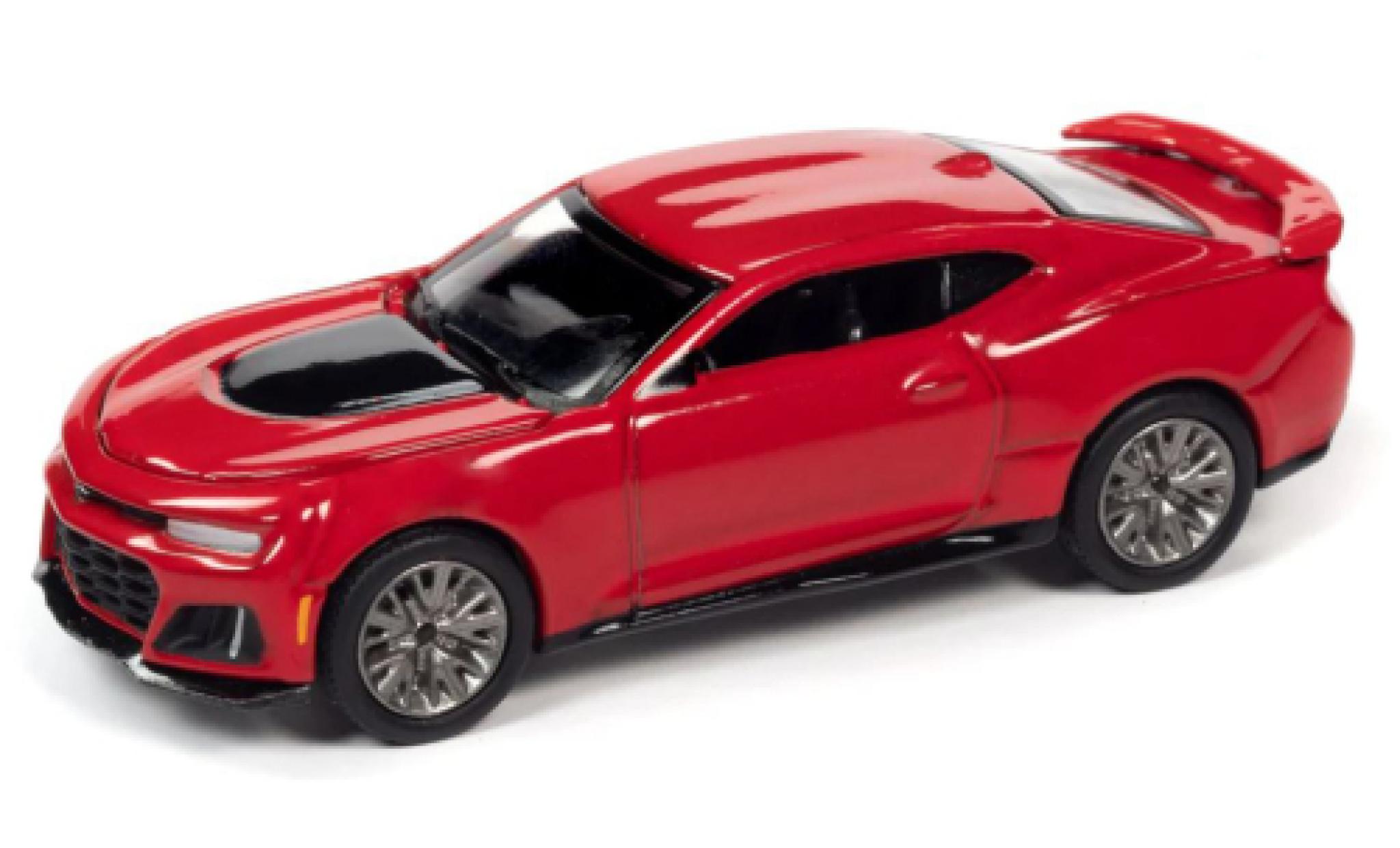 Chevrolet Camaro 1/64 Auto World ZL1 rosso 2018 modellino in miniatura