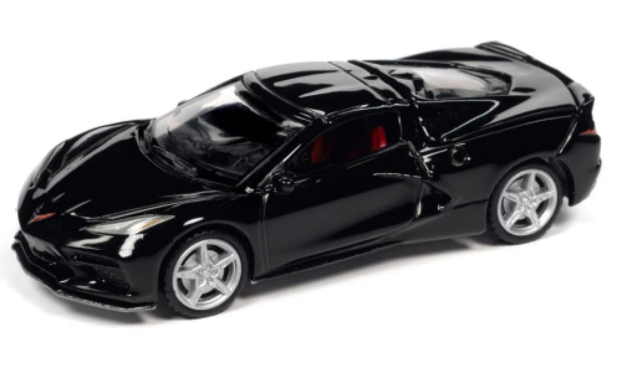 Chevrolet Corvette 1/64 Auto World (C8) Stingray nero 2020 modellino in miniatura
