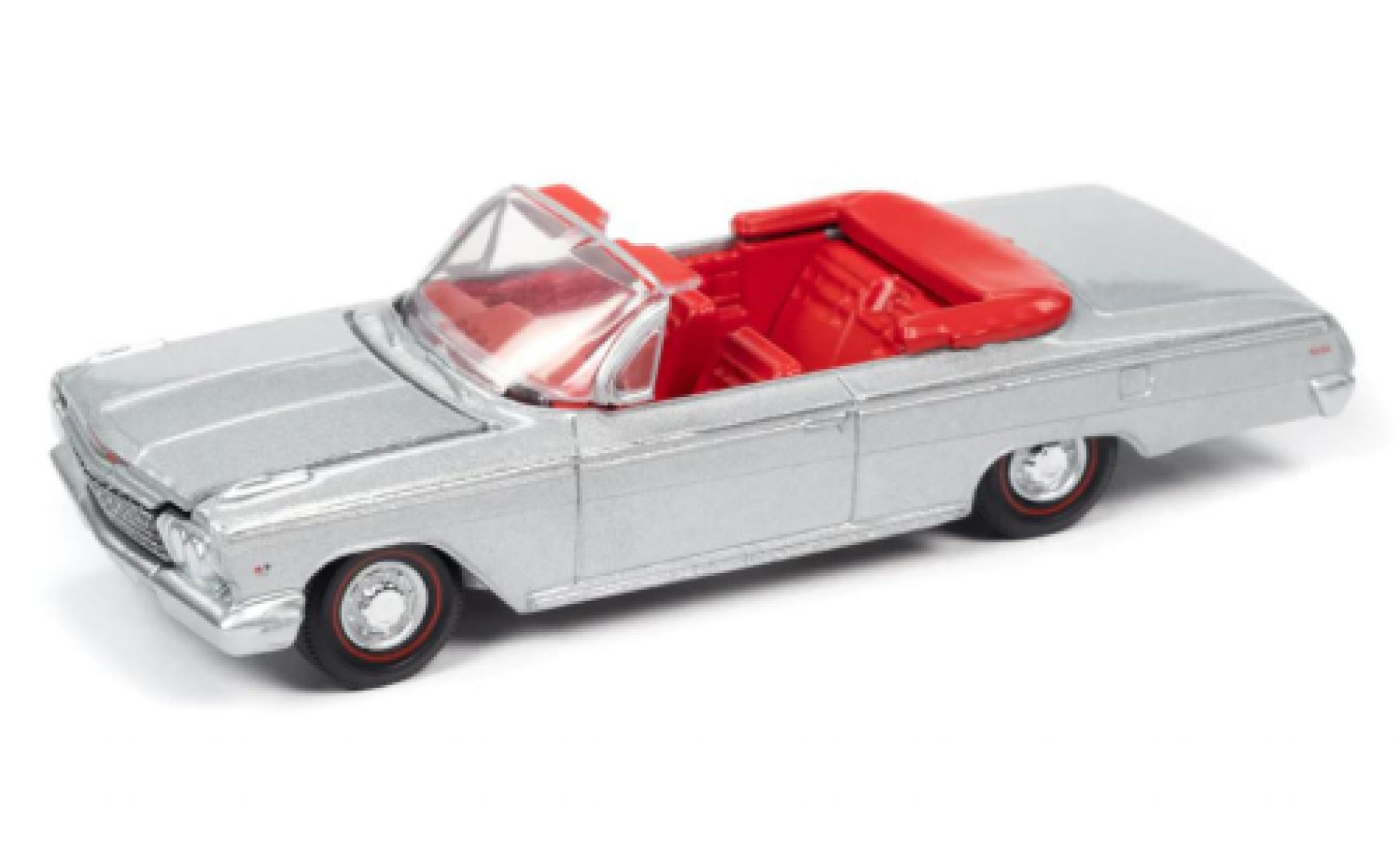 Chevrolet Impala 1/64 Auto World SS 409 Cabriolet d 1962 modellino in miniatura