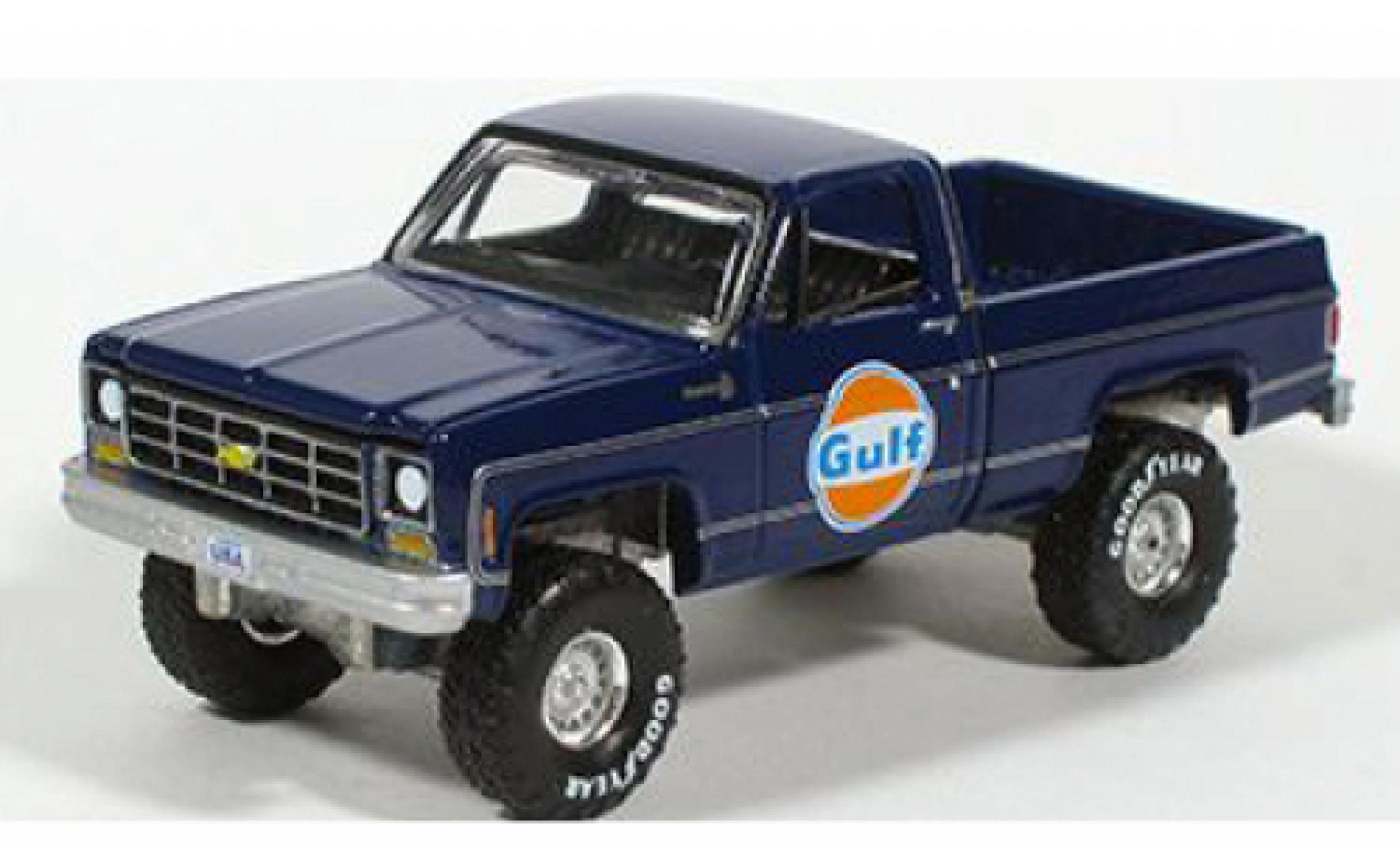 Chevrolet Silverado 1/64 Auto World K10 Gulf 1978 modellino in miniatura