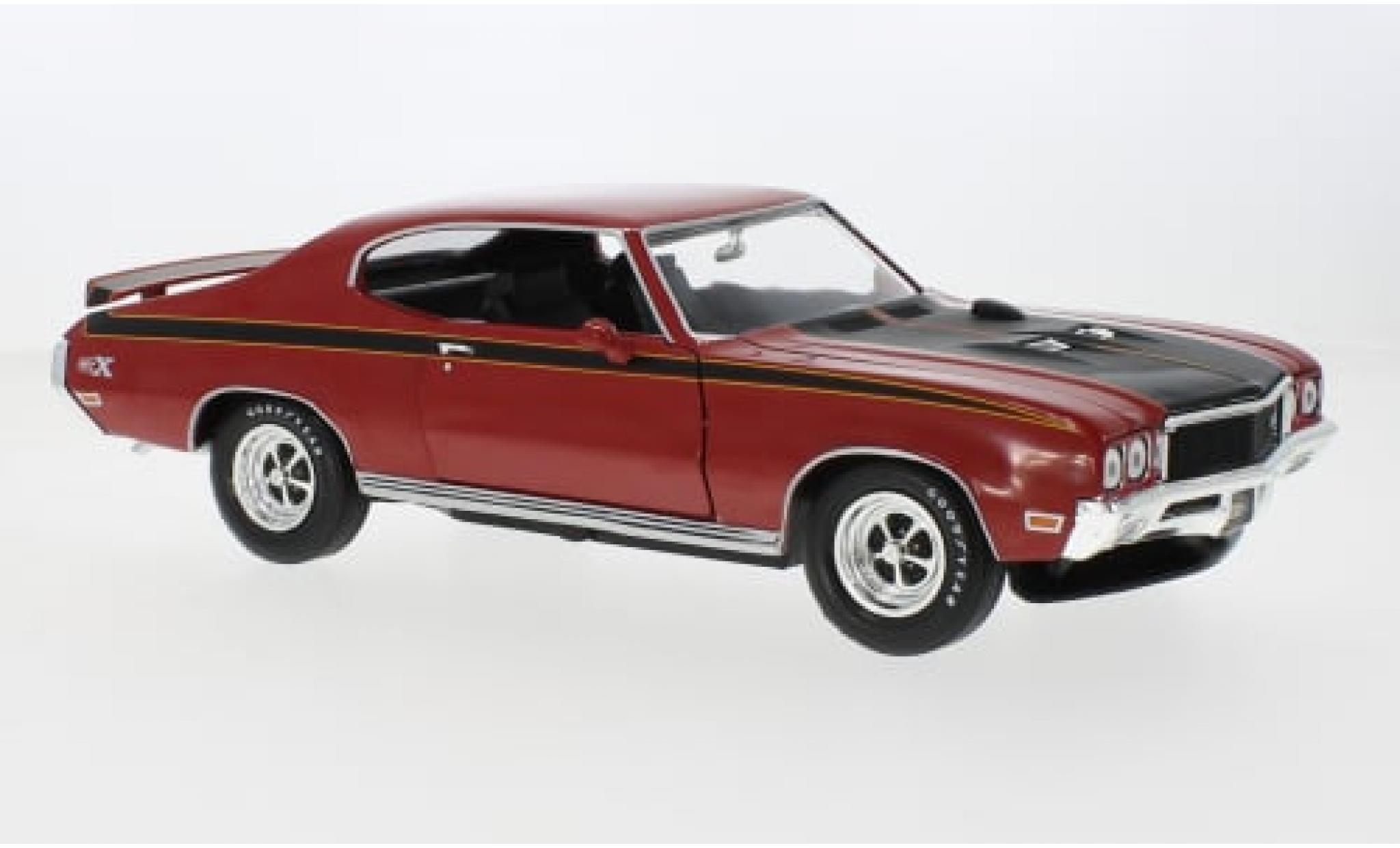 Buick GS 1/18 Auto World X rot/schwarz 1972 1:18 modellino in miniatura