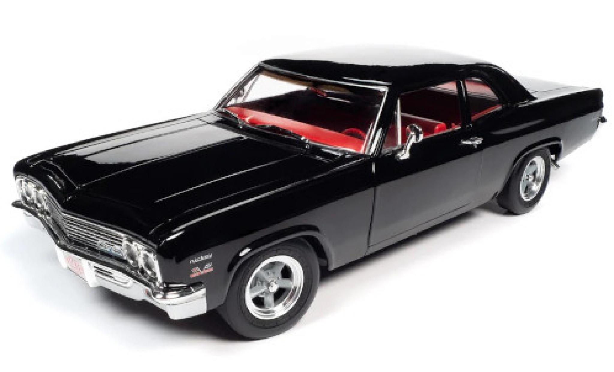 Chevrolet Biscayne 1/18 Auto World nero 1966 modellino in miniatura