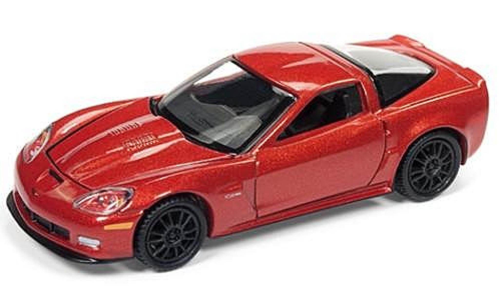 Chevrolet Corvette 1/64 Auto World metallico orange 2011 sans Vitrine modellino in miniatura
