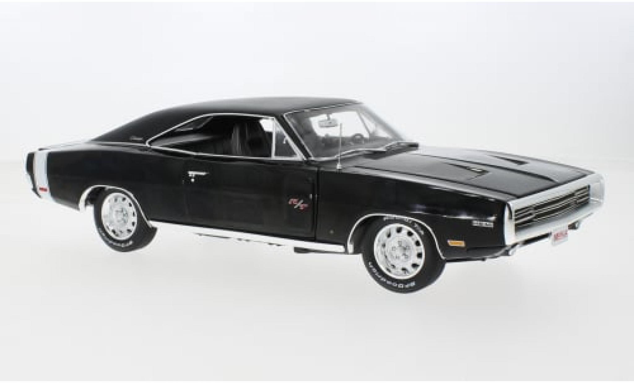 Dodge Charger 1/18 Auto World R/T schwarz 1970 1:18 modellino in miniatura