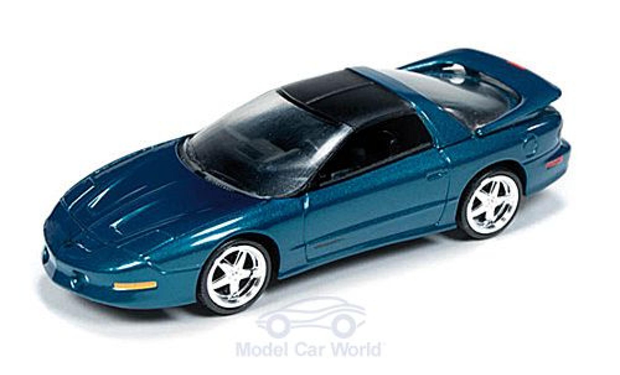 Pontiac Firebird 1/64 Auto World T/A metallico verde/matt-nero 1993 modellino in miniatura