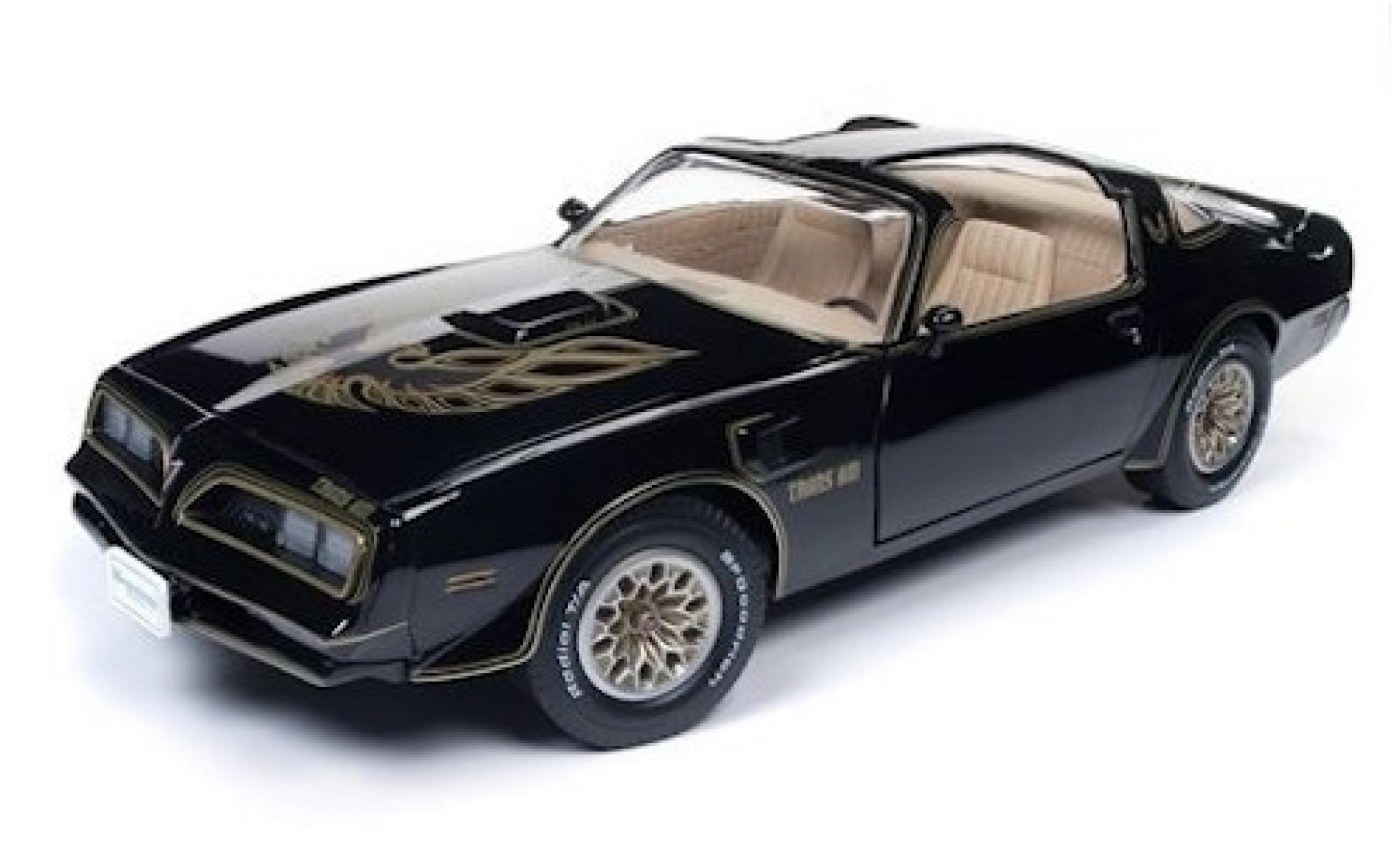 Pontiac Trans Am 1/18 Auto World Firebird nero/Dekor 1967 modellino in miniatura