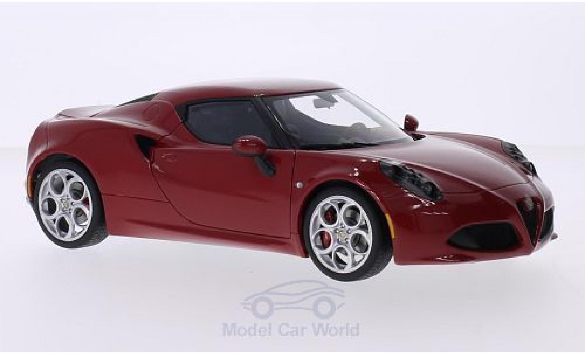 Alfa Romeo 4C 1/18 AUTOart rosso modellino in miniatura