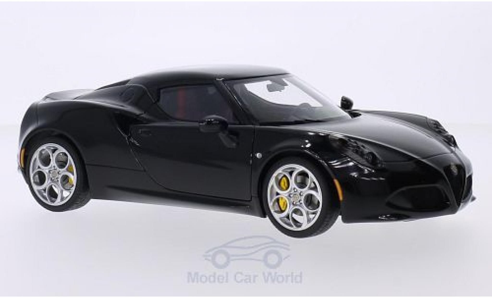 Alfa Romeo 4C 1/18 AUTOart nero 2013 modellino in miniatura