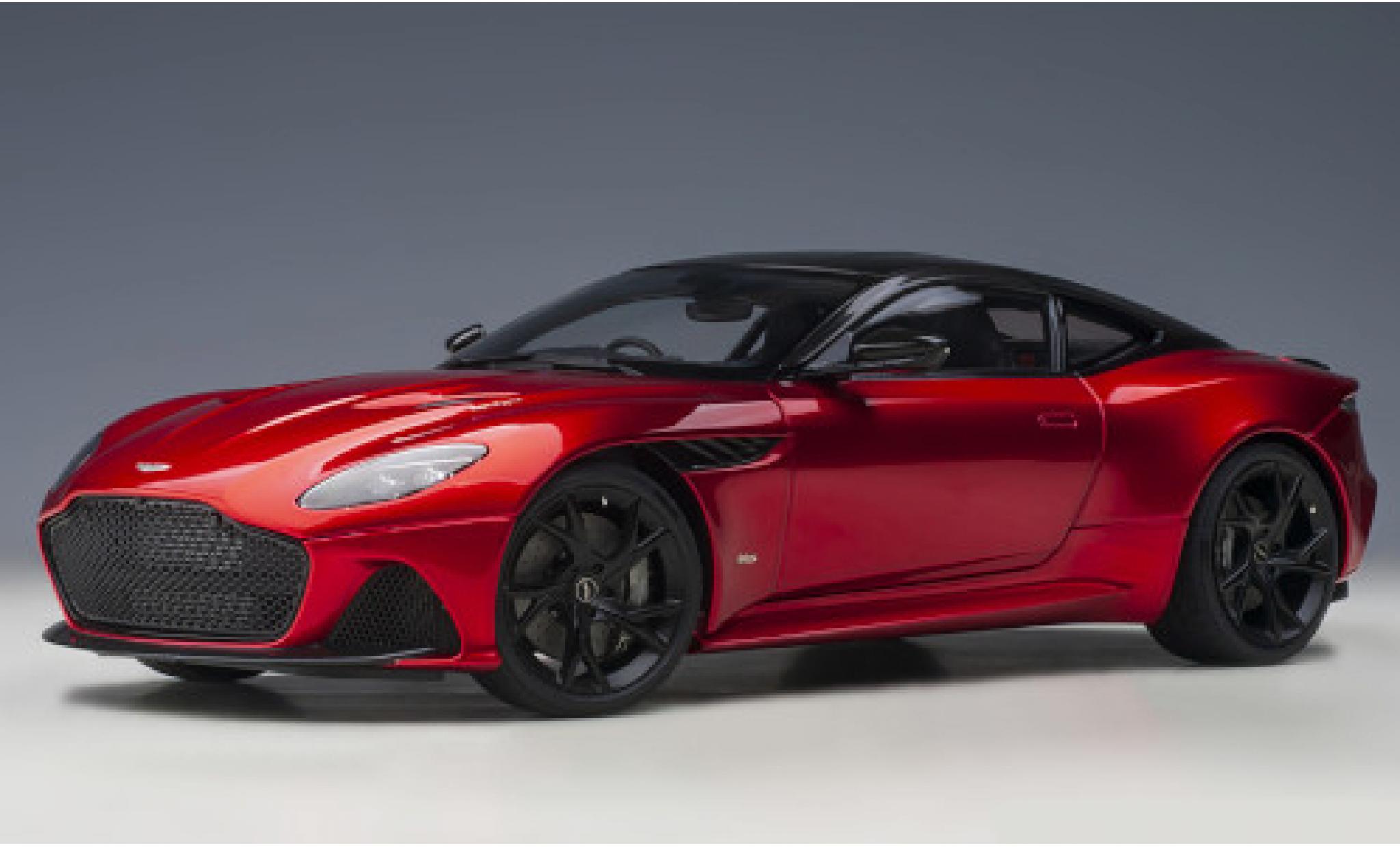 Aston Martin DBS 1/18 AUTOart Superleggera metallico rosso RHD 2019 modellino in miniatura