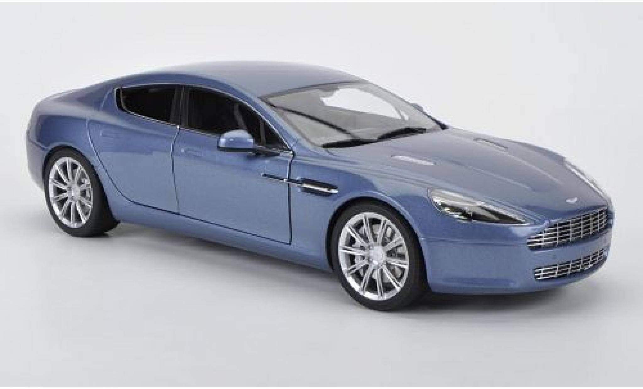 Aston Martin Rapide 1/18 AUTOart metallico blu 2010 modellino in miniatura