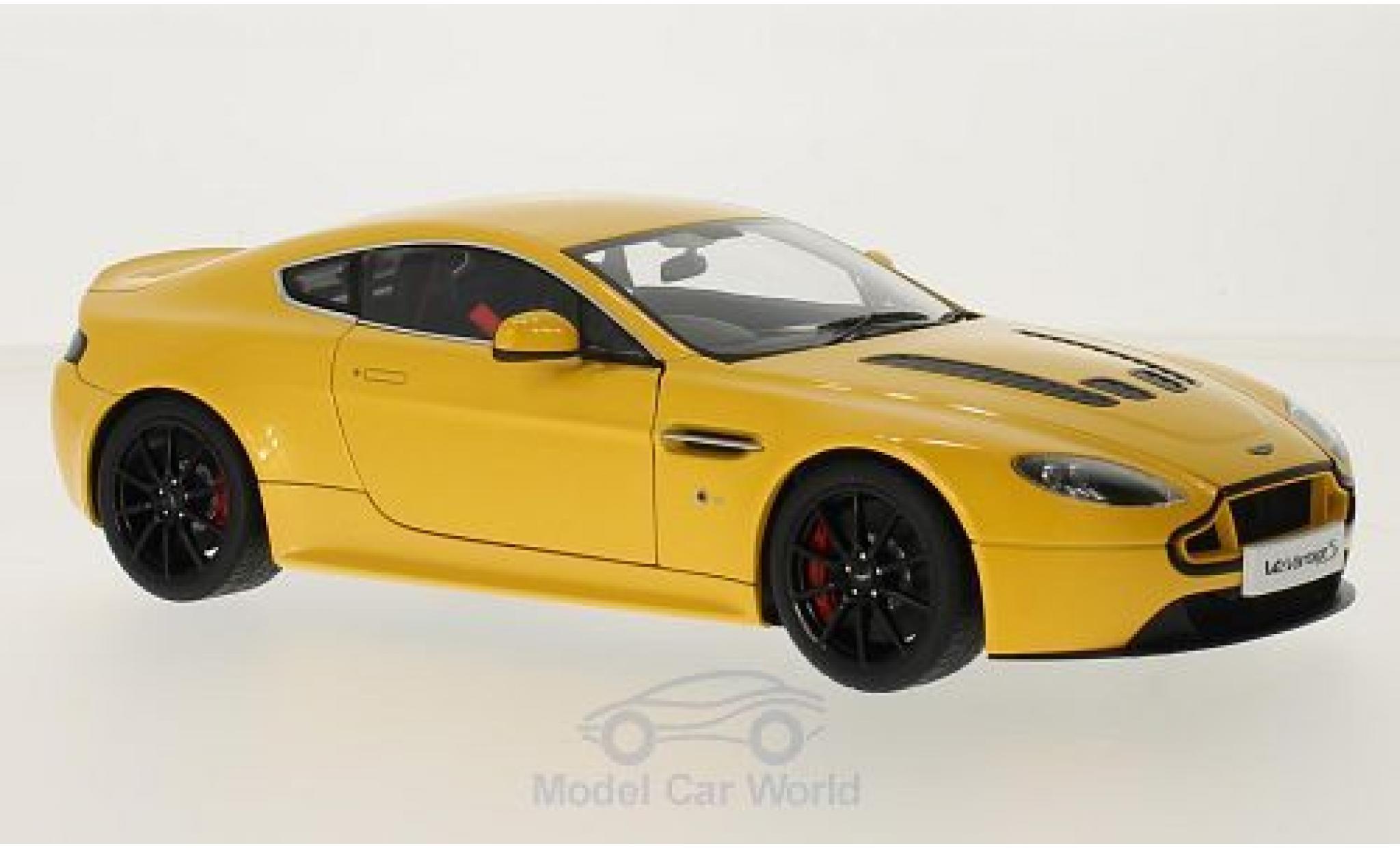 Aston Martin V12 1/18 AUTOart Vantage S metallico giallo RHD modellino in miniatura