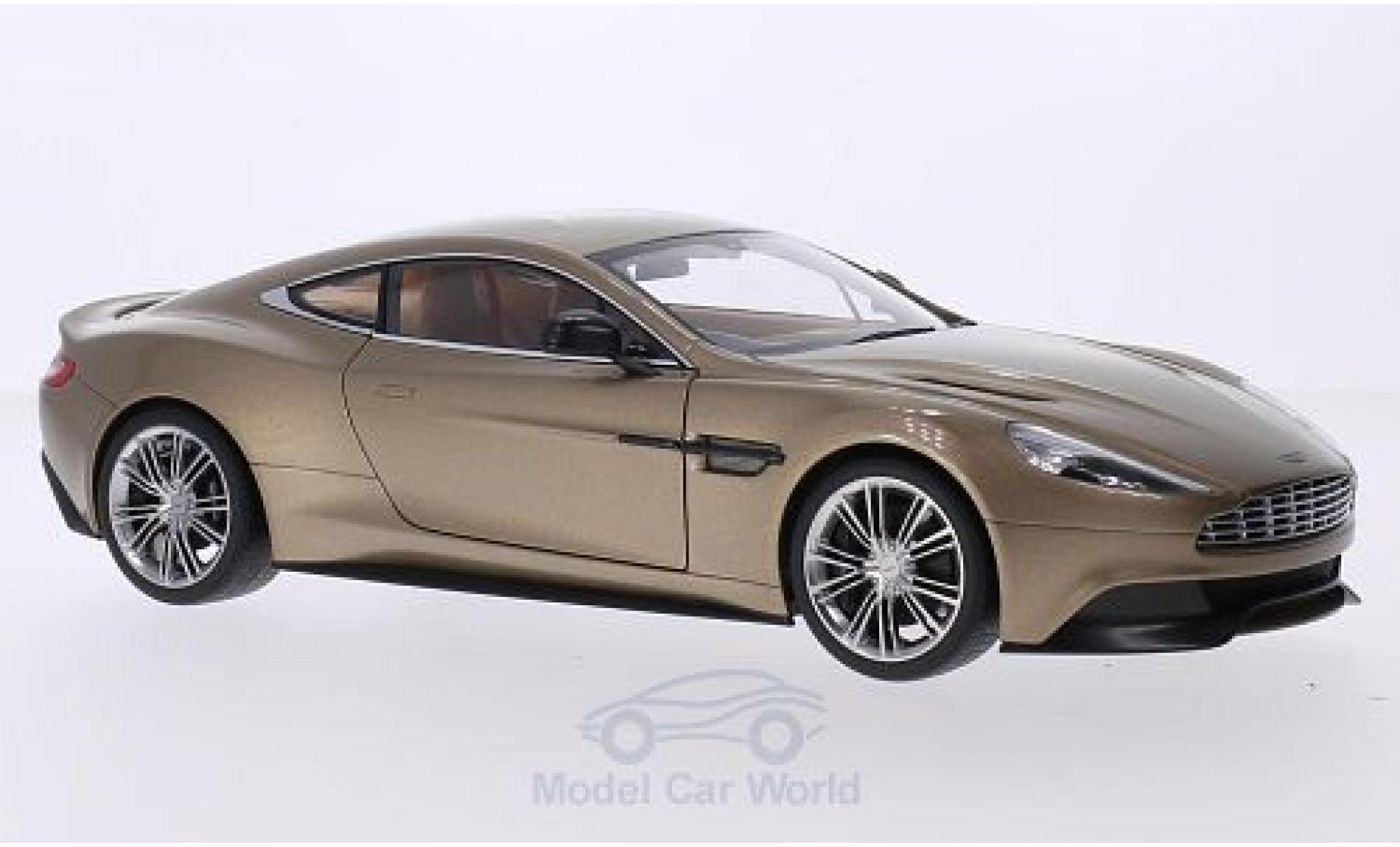 Aston Martin Vanquish 1/18 AUTOart metallico bronze RHD 2015 modellino in miniatura