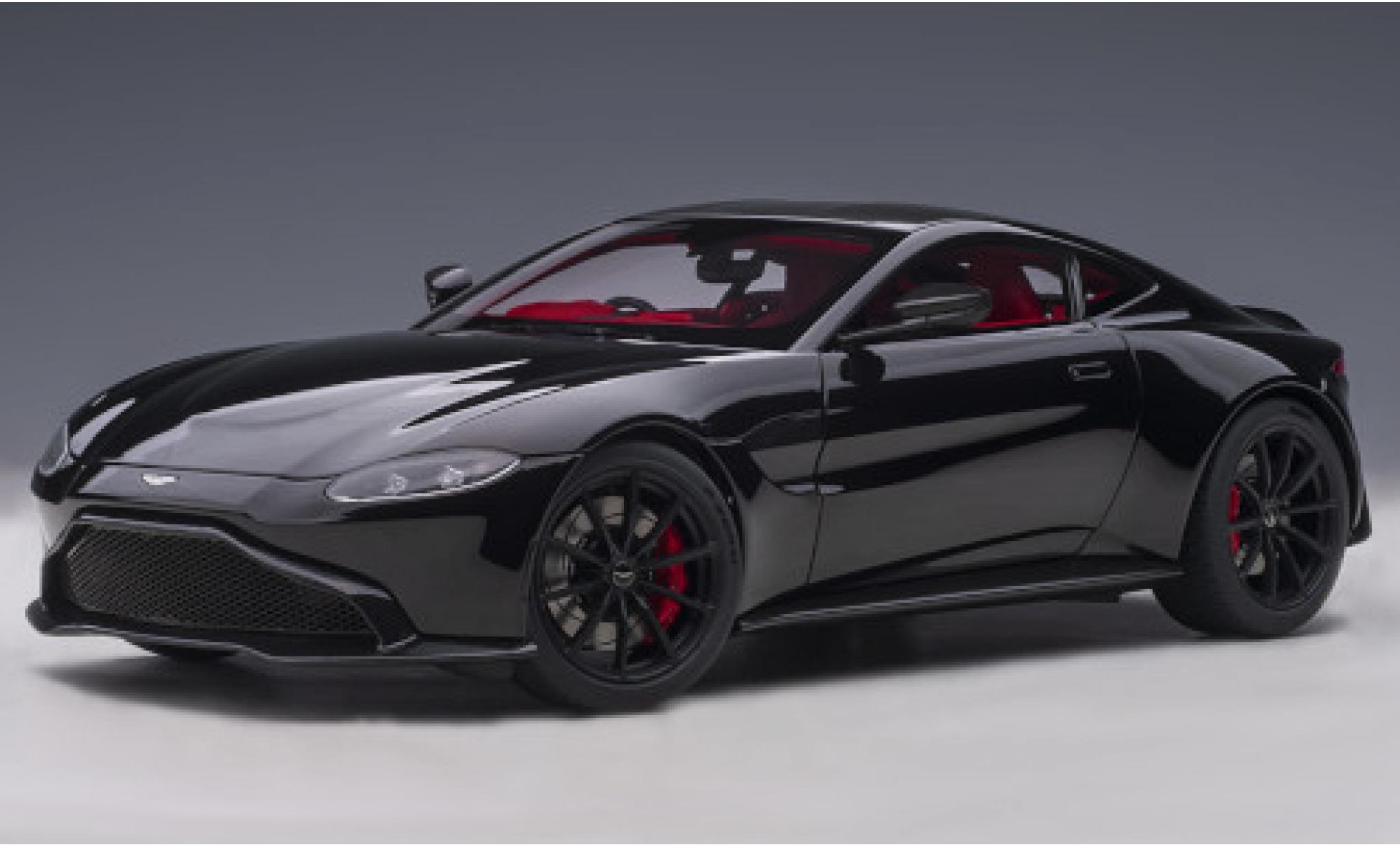 Aston Martin Vantage 1/18 AUTOart nero RHD 2019 modellino in miniatura