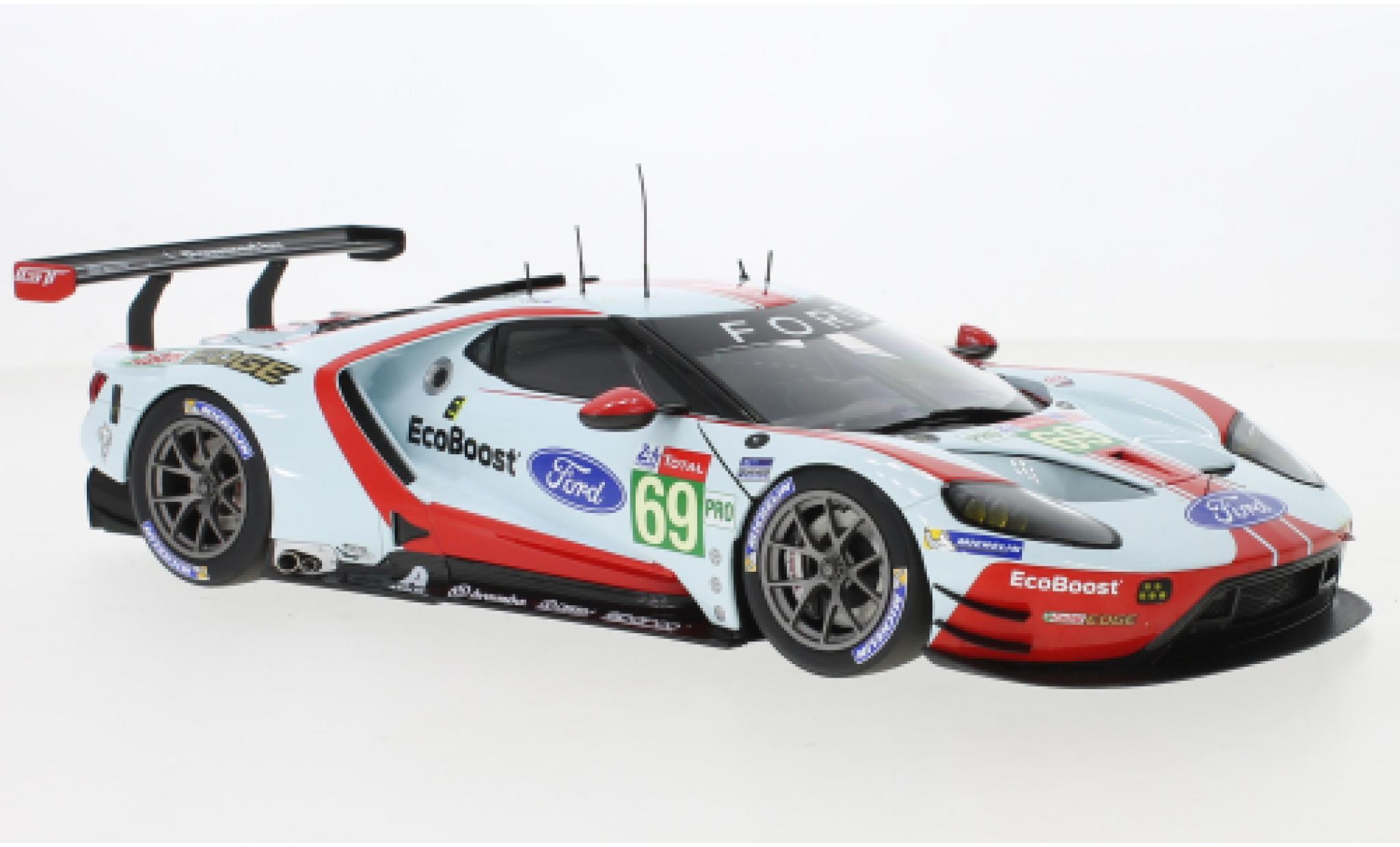 Ford GT 1/18 AUTOart No.69 24h Le Mans 2019 modellino in miniatura