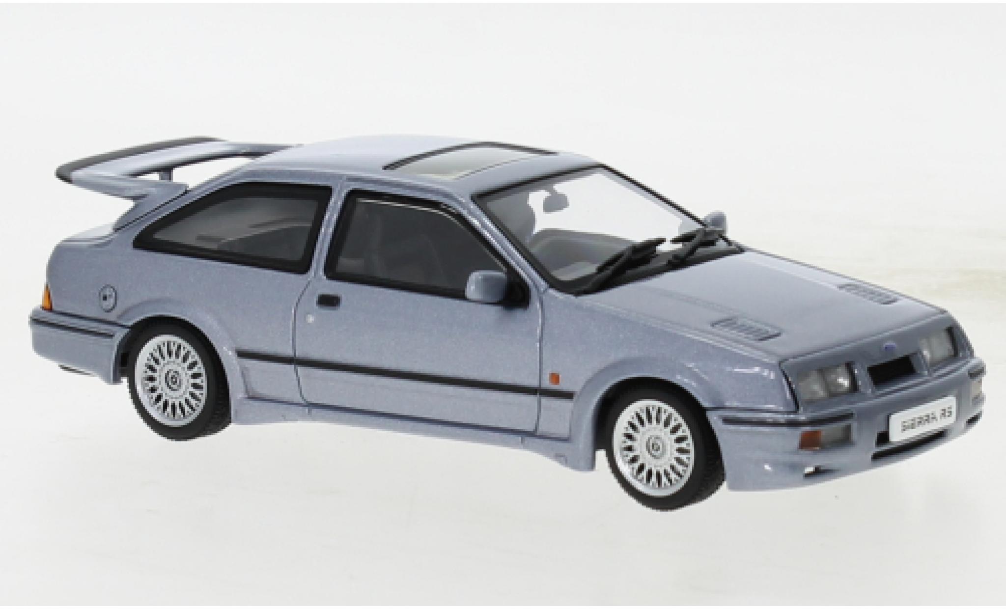 Ford Sierra 1/43 AUTOart RS Cosworth metallise blu clair 1986 modellino in miniatura