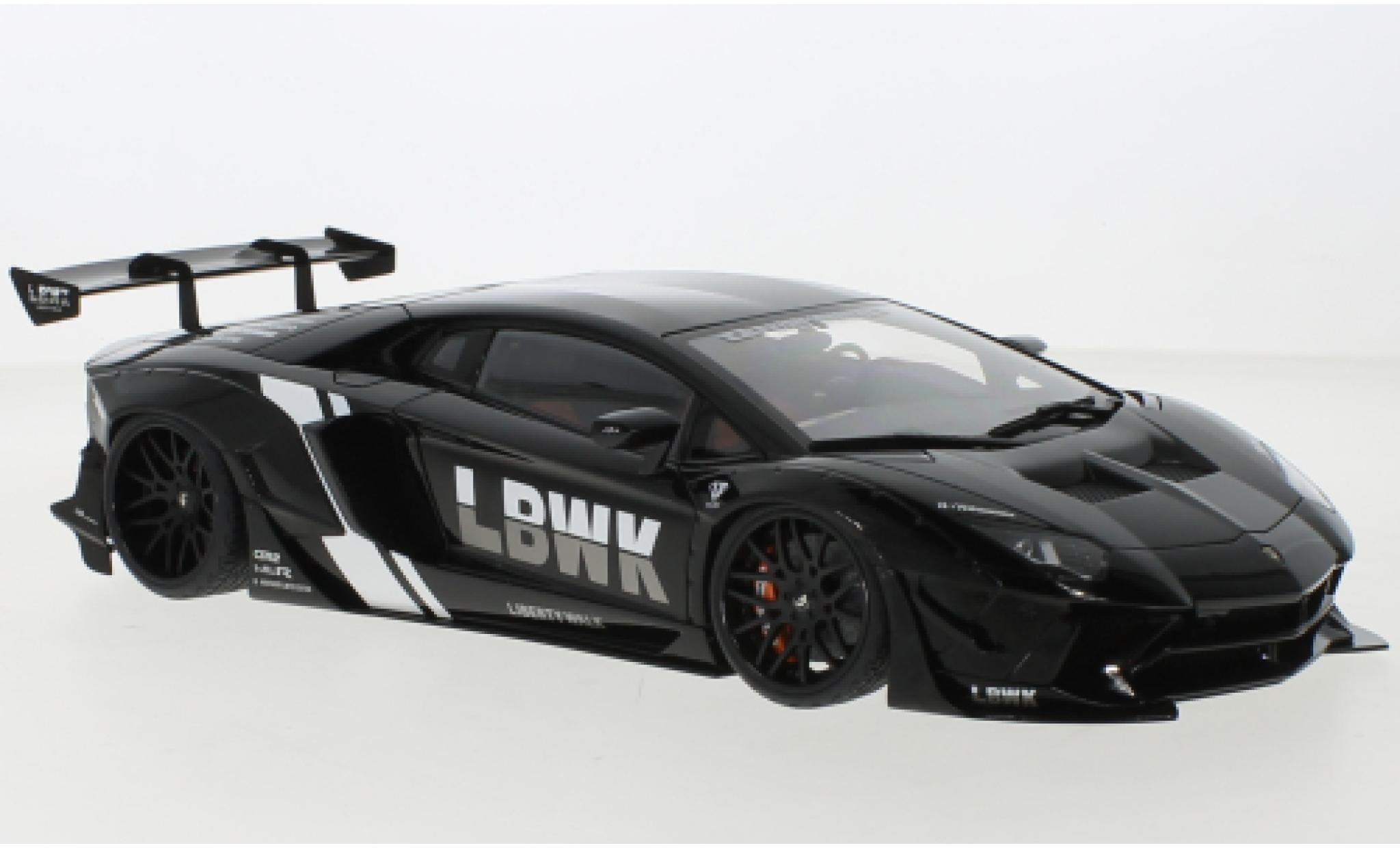 Lamborghini Aventador 1/18 AUTOart LB-Works limited Edition nero modellino in miniatura