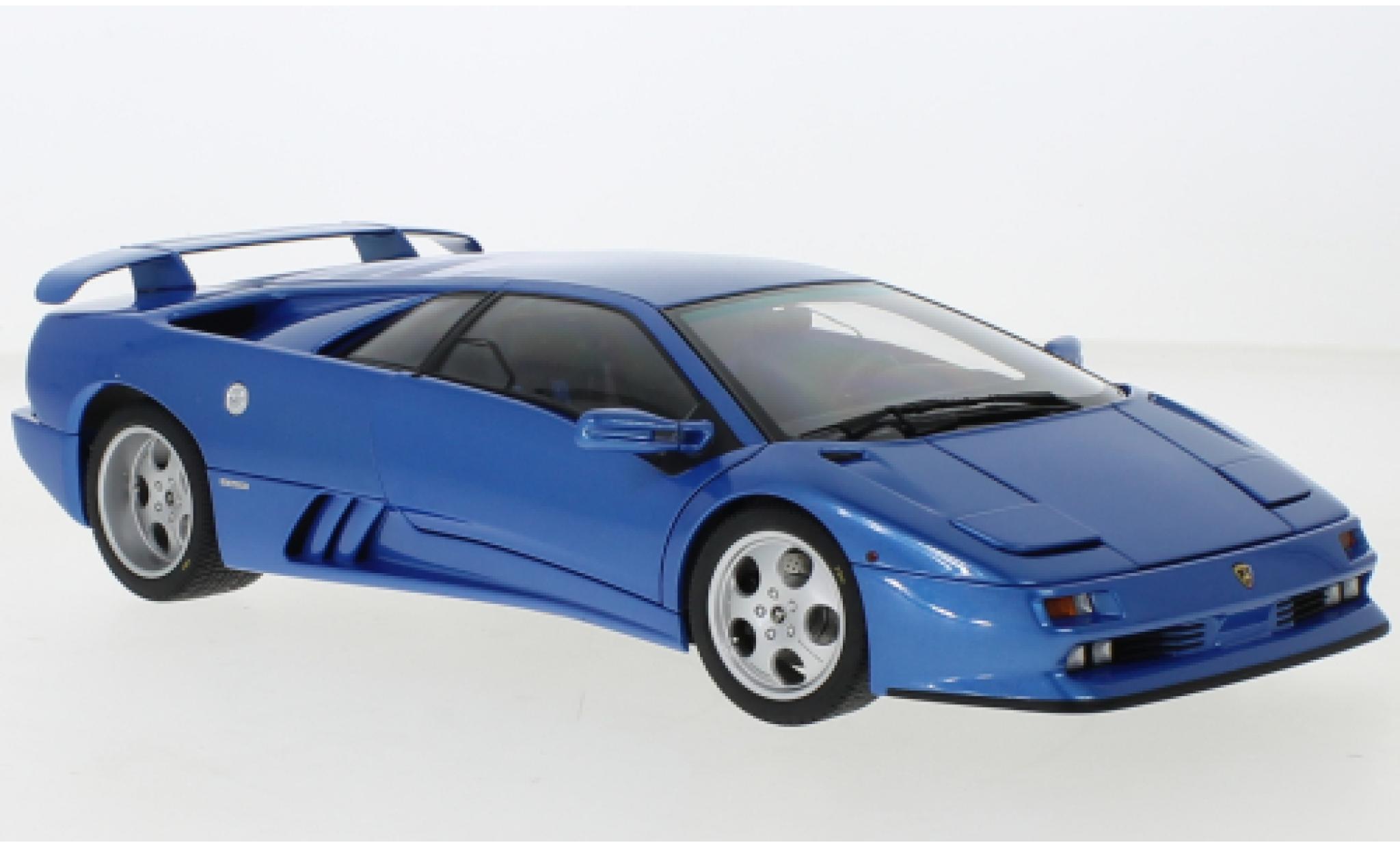 Lamborghini Diablo 1/18 AUTOart SE30 metallise blu 1993 modellino in miniatura