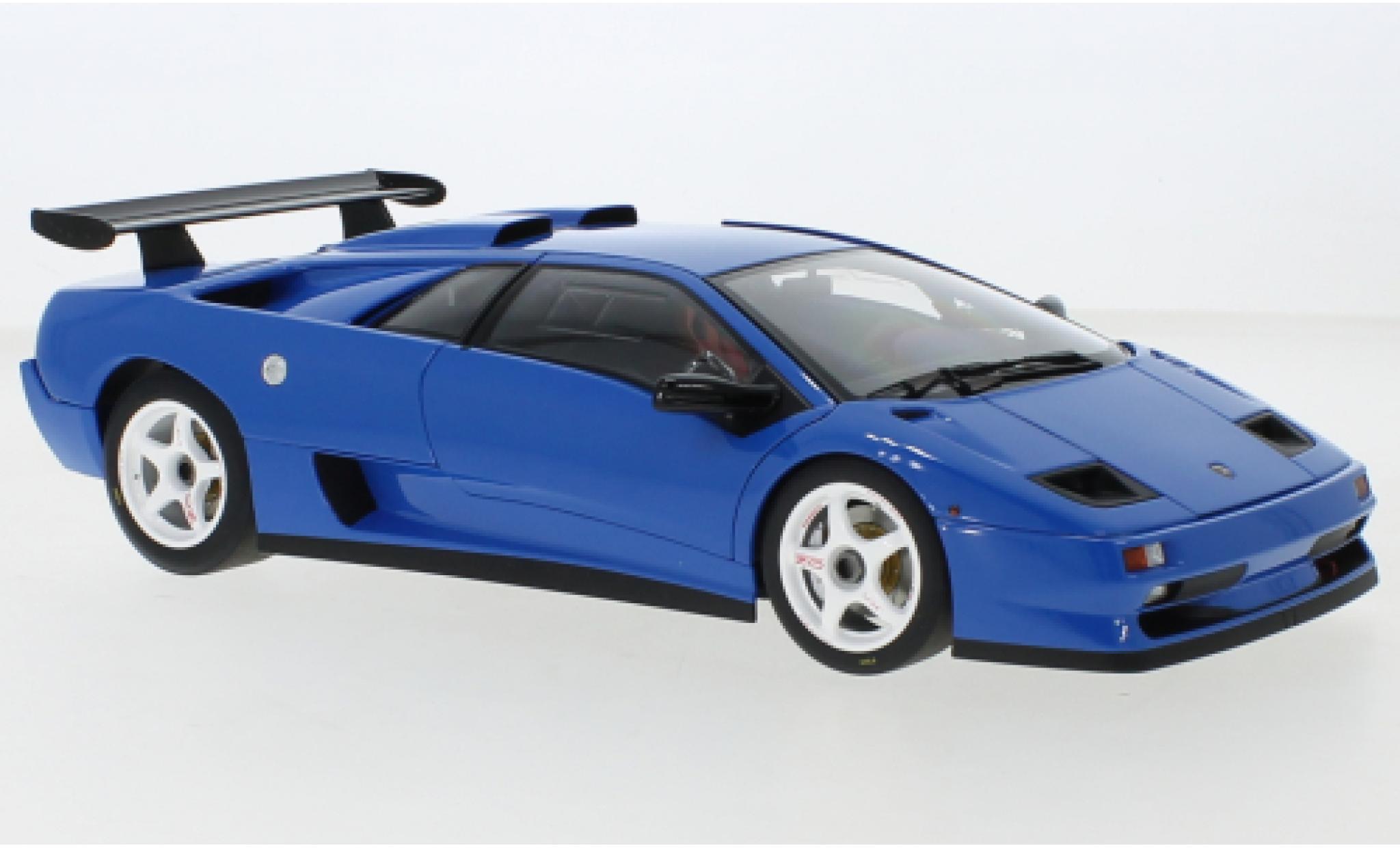 Lamborghini Diablo 1/18 AUTOart SV-R blu 1996 modellino in miniatura