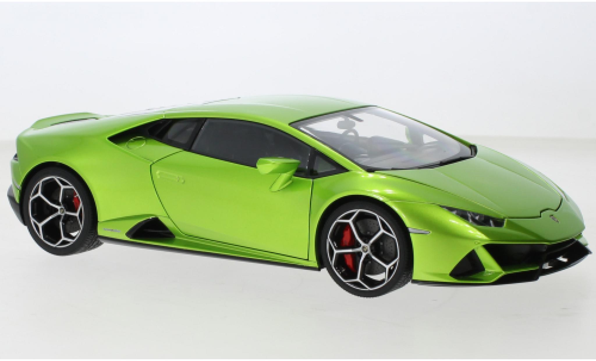 Lamborghini Huracan 1/18 AUTOart EVO metallise verde 2019 modellino in miniatura