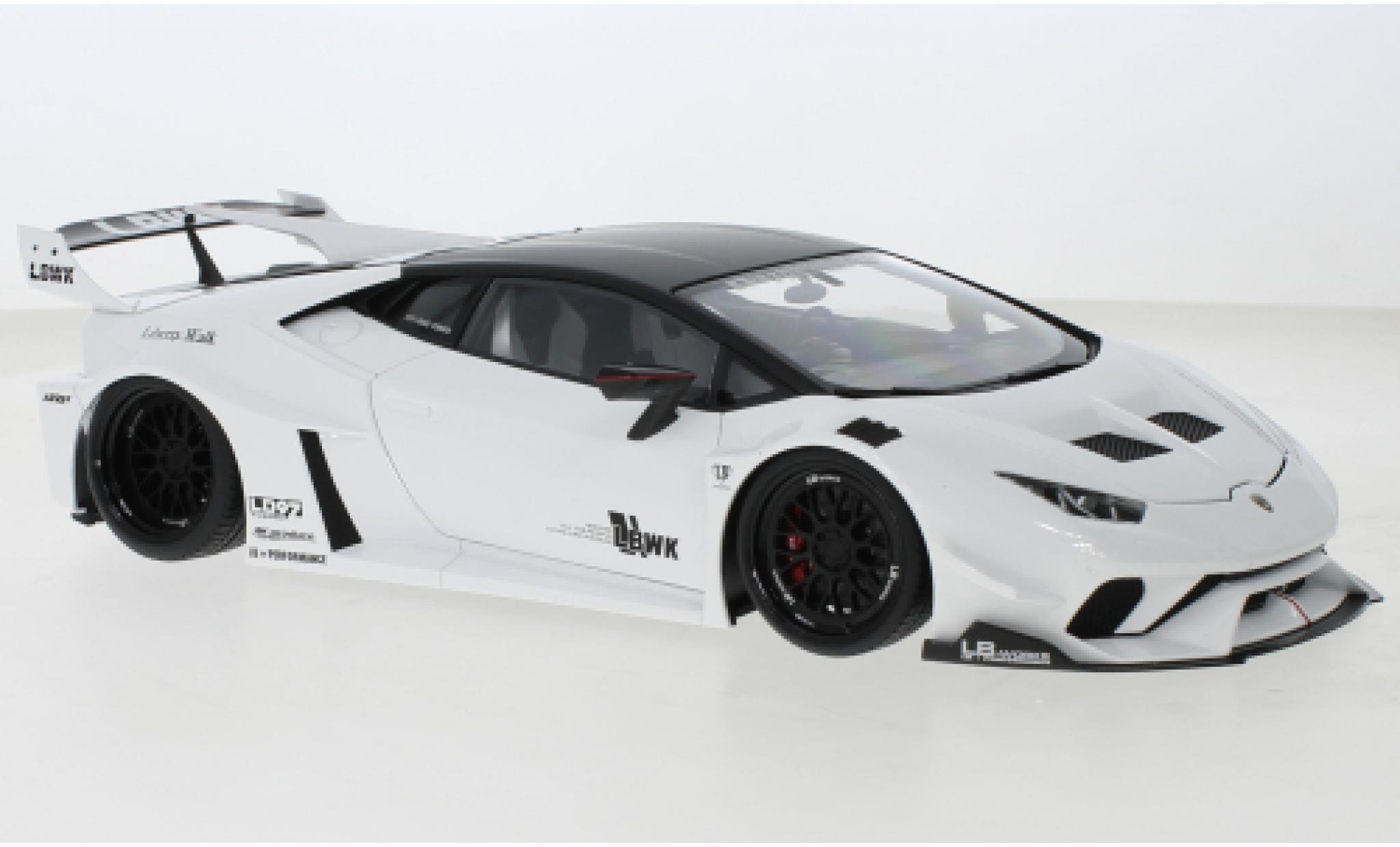 Lamborghini Huracan 1/18 AUTOart GT Liberty Walk LB Silhouette Works bianco 2019 modellino in miniatura