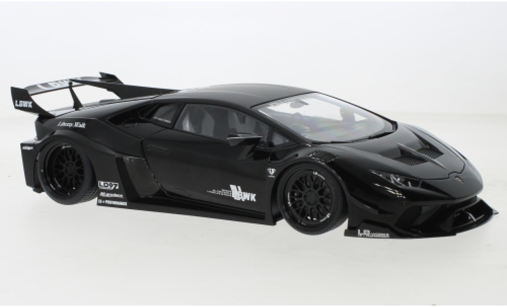 Lamborghini Huracan 1/18 AUTOart GT Liberty Walk LB Silhouette Works nero 2019 modellino in miniatura