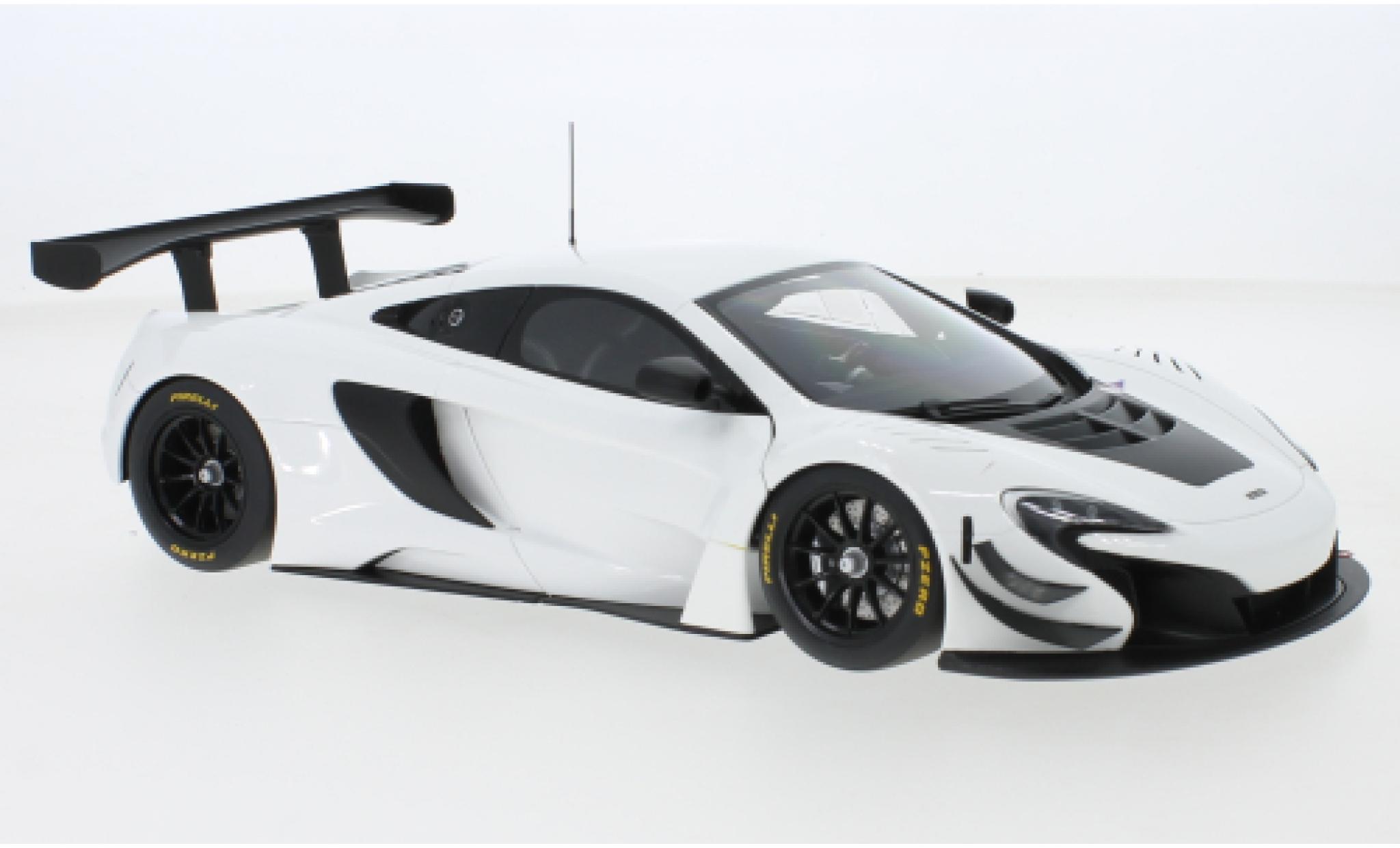 McLaren 650 1/18 AUTOart S GT3 bianco/nero 2017 modellino in miniatura