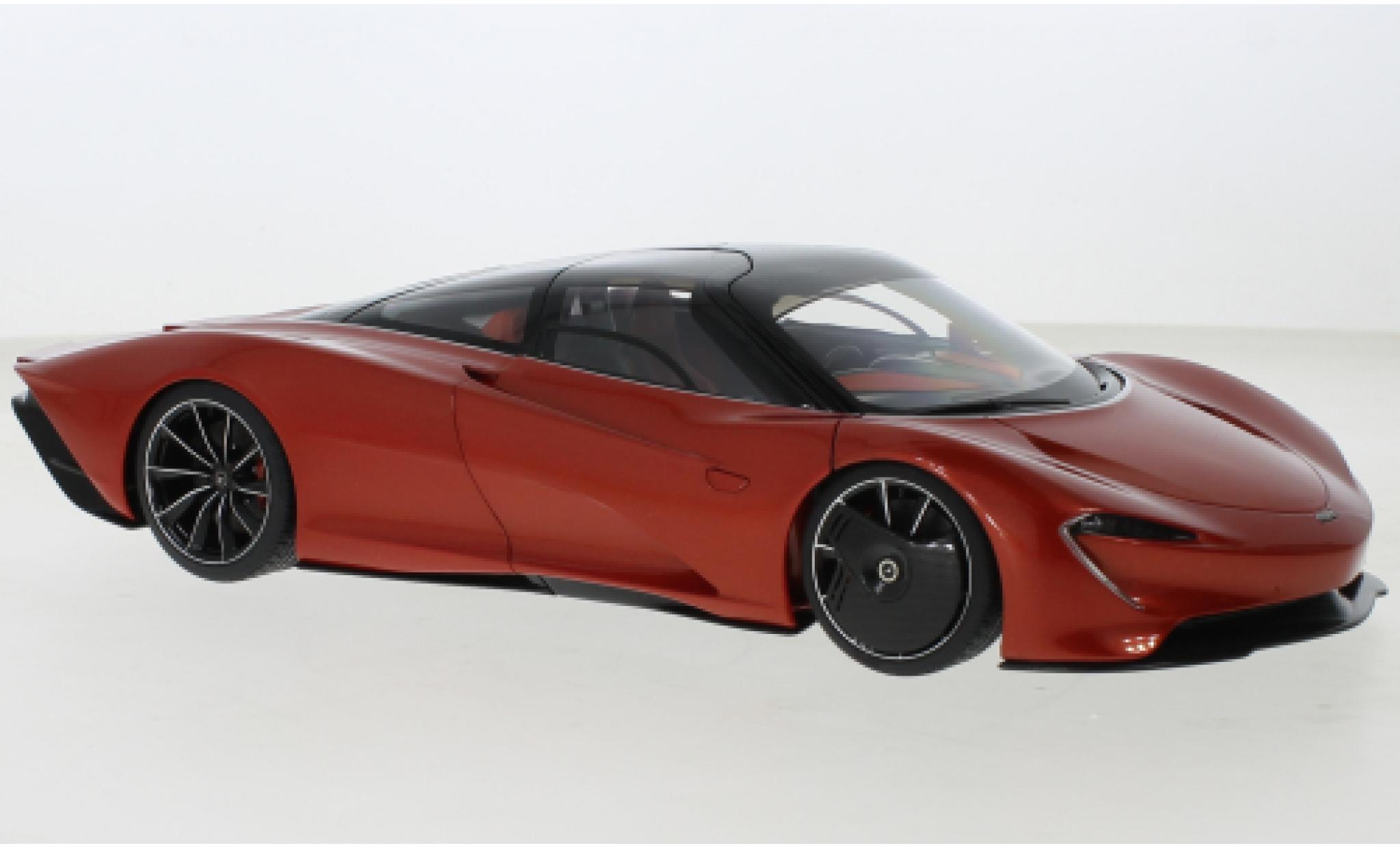 McLaren Speedtail 1/18 AUTOart SpeedTail metallise orange/nero 2020 modellino in miniatura