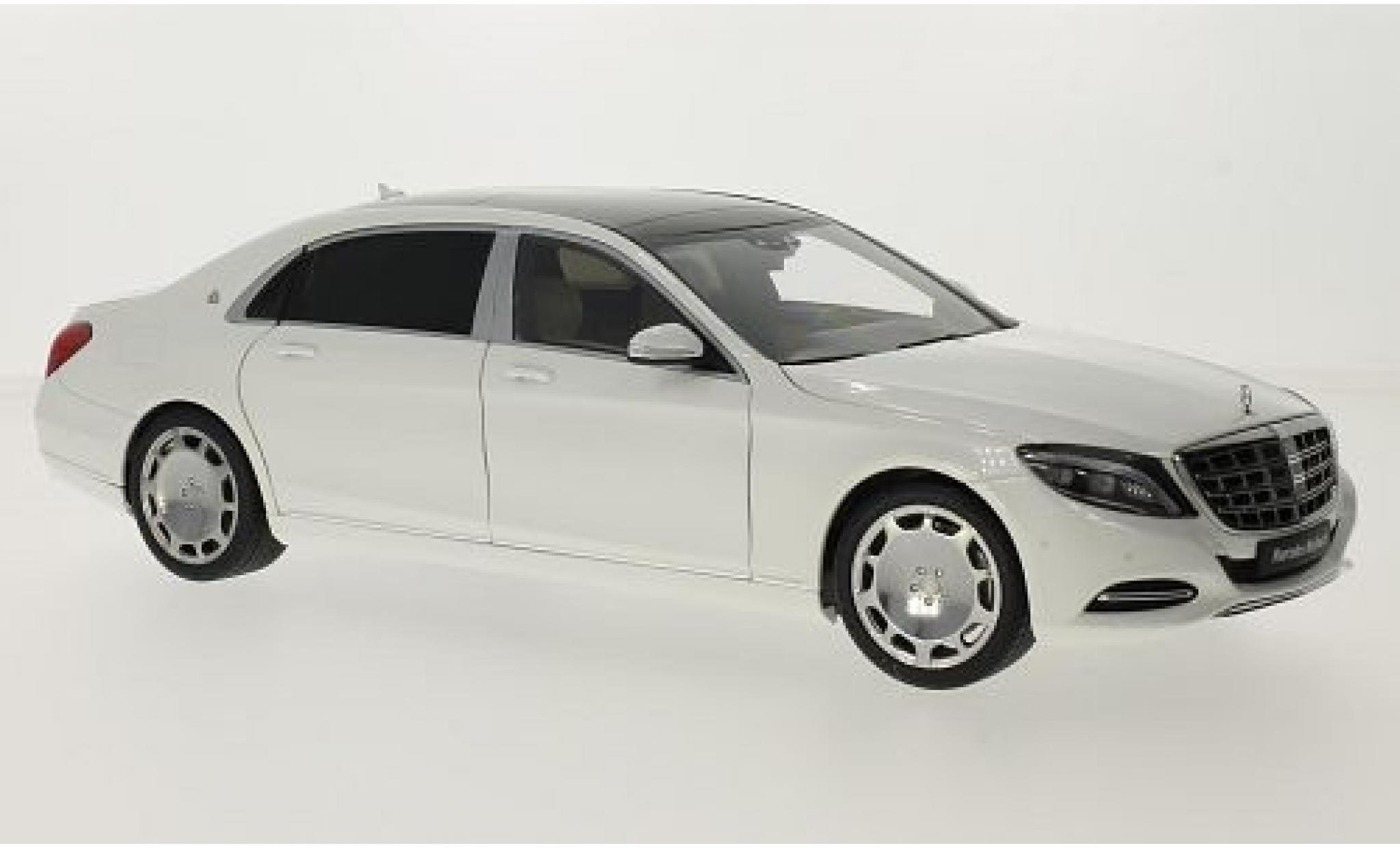 Mercedes CLA 1/18 AUTOart Maybach S-classe (S600) (SWB) metallise bianco/nero 2015 modellino in miniatura