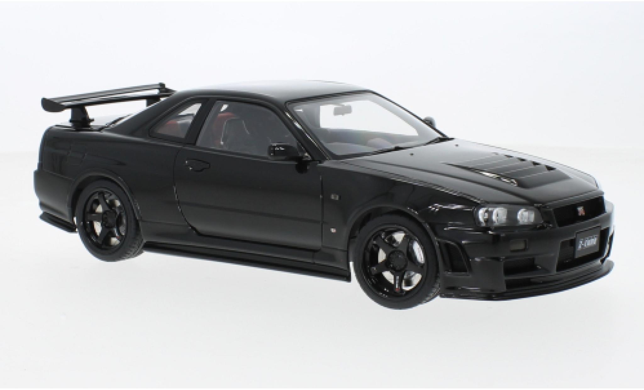 Nissan Skyline 1/18 AUTOart GT-R (R34) Z-Tune nero 2005 modellino in miniatura