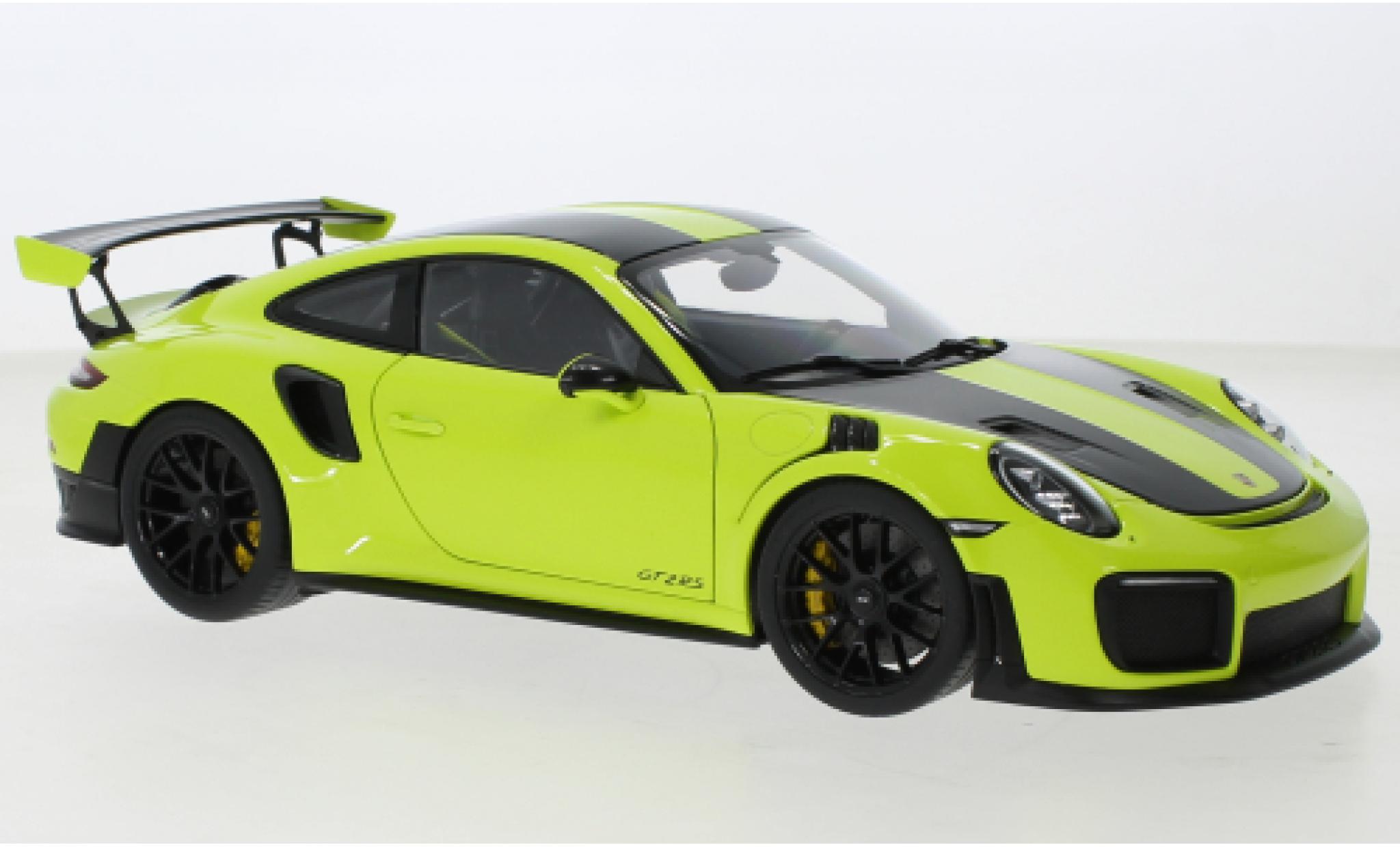 Porsche 991 GT2 RS 1/18 AUTOart 911 (.2) verde 2017 modellino in miniatura
