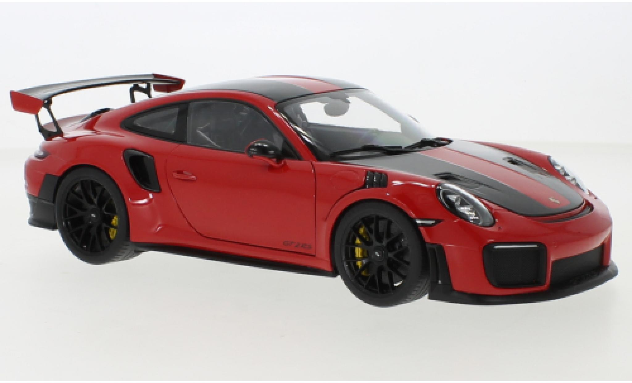 Porsche 991 GT2 RS 1/18 AUTOart 911 (.2) rosso 2017 modellino in miniatura