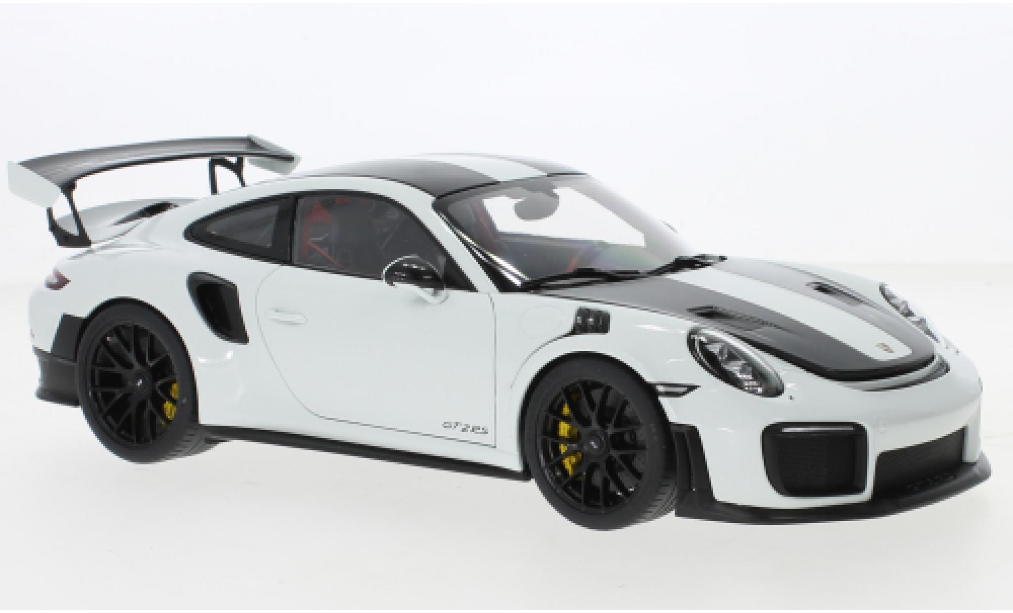 Porsche 991 GT2 RS 1/43 AUTOart 911 bianco 2017 modellino in miniatura