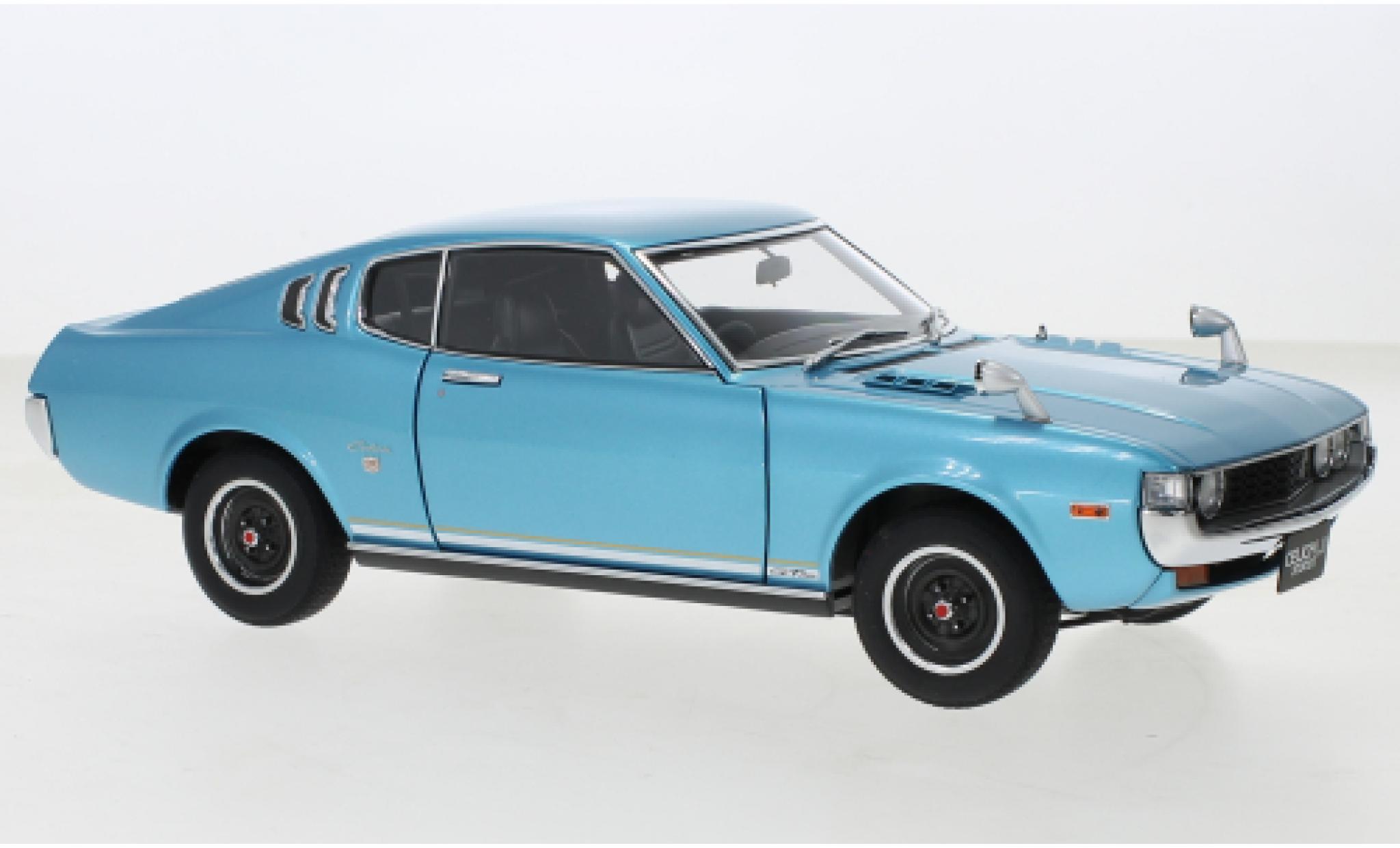 Toyota Celica 1/18 AUTOart Liftback 2000GT (RA25) metallise blu RHD 1973 modellino in miniatura