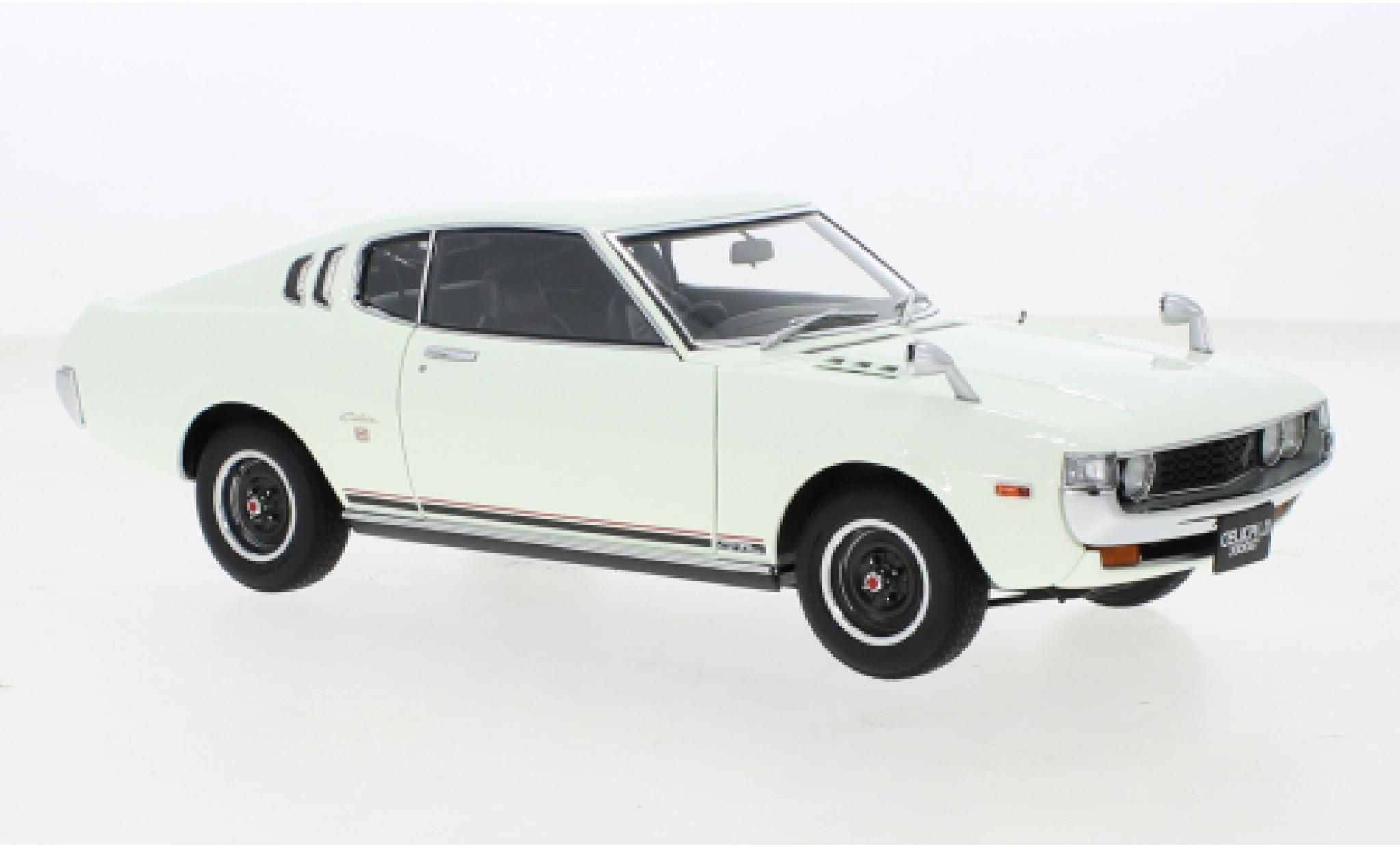 Toyota Celica 1/18 AUTOart Liftback 2000GT (RA25) bianco RHD 1973 modellino in miniatura